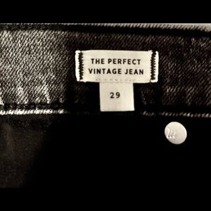 Madewell grey denim size 29 womens high waist, distressed. Never worn.